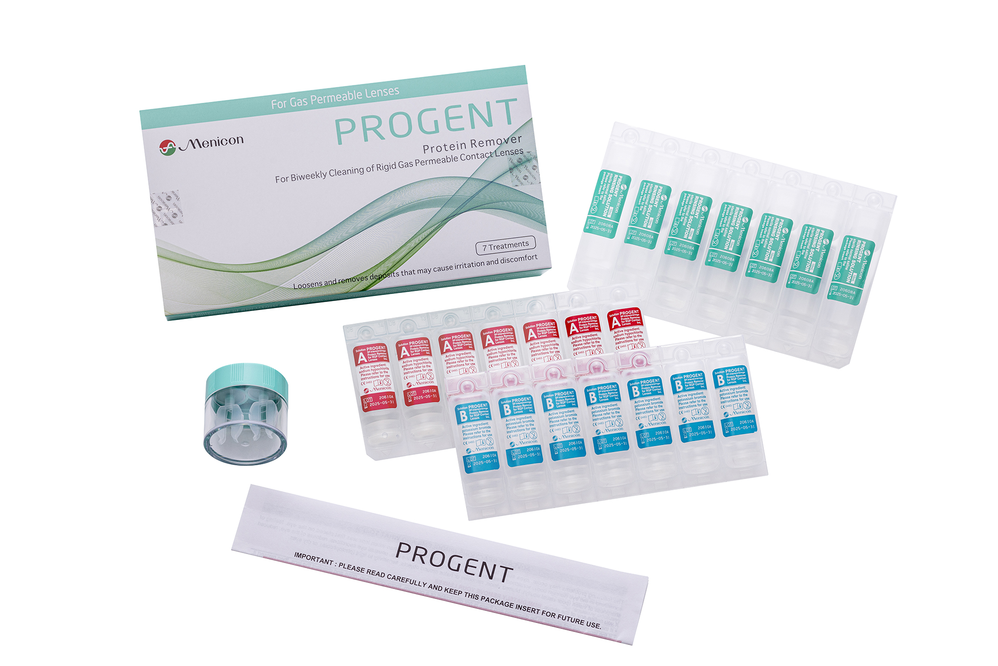 Using Menicon Progent cleaner on orthokeratology lenses 